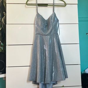 Light blue sparkle dress